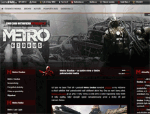 Tablet Screenshot of metrogame.cz